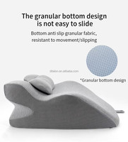 Coussin Ergonomique pour les Jambes et les Genoux, Soutien Lombaire et des Cuisses, Élévation des Hanches et des Jambes, pour le Soulagement de la Sciatique et l'Allaitement