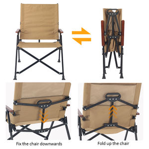 Muebles de Exterior Personalizados con Marco de Aluminio, Silla Reclinable Cómoda, Plegable y Portátil para Camping y Pesca - Product Image 5