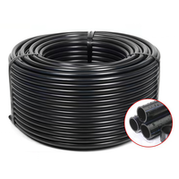 Tubería de Suministro de Agua de HDPE de 63 mm PN10 PN16, Tubería de Presión de Polietileno PE100 para Agua Potable, Sistema de Tuberías Subterráneas
