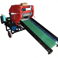 Machine automatique de pressage, d'emballage et de conditionnement de foin, d'herbe et de paille, machine d'emballage de ensilage de maïs, petite presse à ensilage
