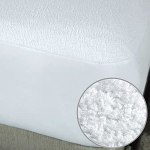 Housse <span class=keywords><strong>de</strong></span> protection <span class=keywords><strong>anti</strong></span>-punaises <span class=keywords><strong>de</strong></span> <span class=keywords><strong>lit</strong></span> imperméable hypoallergénique <span class=keywords><strong>de</strong></span> haute qualité en coton éponge, style uni pour la maison, avec poches extensibles - Product Image 1