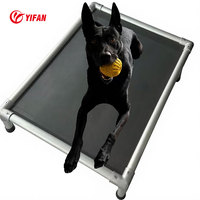 Meistverkauftes Umweltfreundliches Großes Aluminium-Hundebett für Innen/Außen mit Vollaluminium-Rahmen Kühlend Abnehmbar Waschbar Handwäsche