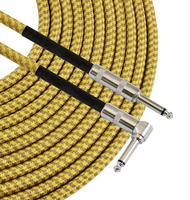 Fabrik-Großhandel 6,35mm Gitarren-Audiokabel Lautsprecherkabel E-Gitarrenkabel Instrumentenkabel