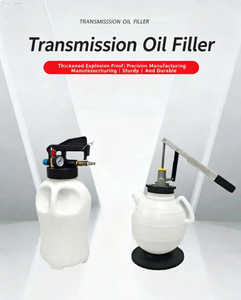 Pompe de remplissage d'huile ATF pneumatique double usage AUTO 10L avec 13 adaptateurs pour vidange d'huile de transmission – Outil de <span class=keywords><strong>garage</strong></span> automobile - Product Image 5