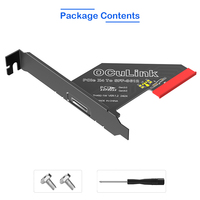 Carte adaptateur OCuLink SFF-8611/8612 compatible PCIe 4X, slots 4x/8x/16x, Gen 4.0 3.0 U.2 NVMe SSD, extension pour ordinateurs de bureau, métal