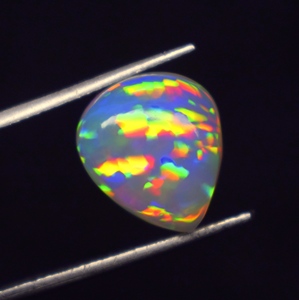 Opale naturelle multicolore de haute qualité, 3,9 carats, 12,2*10,7*6 mm, cabochon, pierre précieuse en vrac pour la fabrication de bijoux - Product Image 2