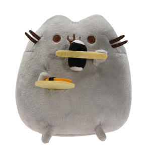 Muñeco de peluche de gato personalizado con forma de galleta, de algodón PP, personaje de animación de dibujos animados, regalo, para máquina de pinzas, venta al por mayor - Product Image 2