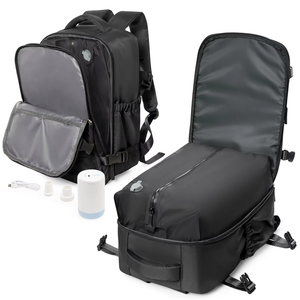 <span class=keywords><strong>Sac</strong></span> <span class=keywords><strong>à</strong></span> <span class=keywords><strong>Dos</strong></span> de Voyage d'Affaires Compressible et Imperméable avec Pompe <span class=keywords><strong>à</strong></span> Air Intégrée - Product Image 1