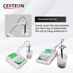 방수 디지털 휴대용 EC 측정기 실험실 및 온라인용 온도 프로브 포함 전도도계 - Product Image 2