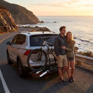 <span class=keywords><strong>Porte</strong></span>-vélos robuste pour vélos électriques, monté sur la barre de remorquage, pliable, pour 2 vélos, pour SUV, camion, camping-car, avec fonction d'inclinaison - Product Image 3