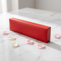 Cajas de Almacenamiento de Joyería Rectangulares Texturizadas Modernas de Primera Calidad con Ventana y Tamaño Personalizables para Logotipo, para Sets de Regalo de Marca