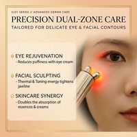 Appareil de tonification faciale 3D breveté à tête rotative, sculpteur de visage de précision à double zone, rouleau de contouring de la mâchoire en acier doux pour la peau