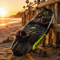Planche de surf à moteur professionnelle Rush Wave 110cc à essence, en fibre de carbone, durable, garantie 1 an, pour le surf sur les lacs et les rivières
