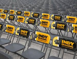 Housses de chaise de Noël en Spandex/Polyester pour table de salle à manger, événements de mariage - Réutilisables et écologiques, design moderne - Product Image 4