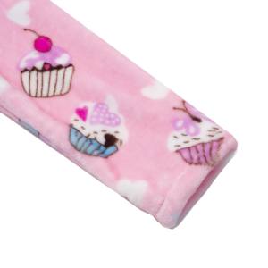 <span class=keywords><strong>Albornoz</strong></span> de franela suave para niña, pijama con capucha con estampado encantador para niños - Product Image 3