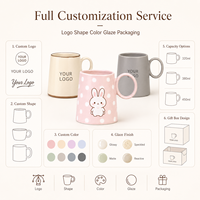 Tasse en céramique de porcelaine fine personnalisée 15/16/17/18 oz grande capacité, anti-fuite, sans danger pour les aliments, avec boîte cadeau, idéale pour les dons collectés