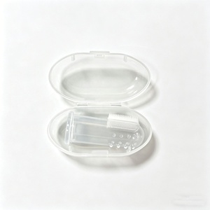 Nuevo cepillo de dientes de silicona para bebés con cerdas suaves, limpiador de lengua, en caja, cepillo de dientes personalizado para niños, marca OULE, al por mayor - Product Image 1