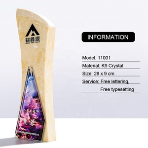 Coupe trophée en cristal en forme de cœur pour compétitions scolaires, d'entreprise, de danse, de sport et de jeux - Product Image 5