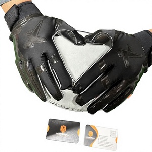 Gants de football américain personnalisables en gros, imprimés, de haute qualité, pour équipes et clubs, unisexes - Product Image 1