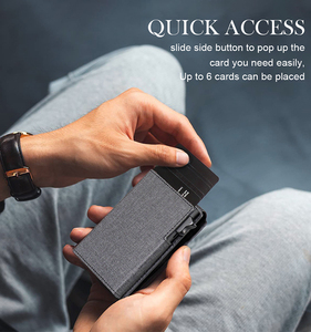 กระเป๋าใส่บัตรพร้อมช่องใส่เครื่องติดตาม วัสดุอลูมิเนียมอัลลอยด์ แบบป๊อปอัพ จัดส่ง<span class=keywords><strong>ฟรี</strong></span> - Product Image 5