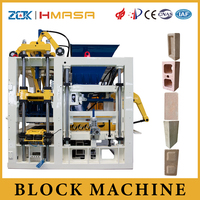 Machine de production de briques en béton ZC900 entièrement automatique contrôlée par un PLC Siemens, moteur hydraulique, haute efficacité, moteur PMSM+VFD