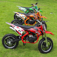 Motocicleta Todoterreno para Niños a Buen Precio, Mini Motocross de 10 Pulgadas, 50cc, 2 Tiempos, Diésel