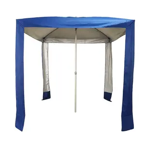 מותאם אישית סיטונאי חיצוני 2 x2m foldable החוף מרובע גוון cabanas