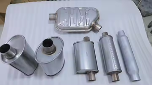 Subaru Forester araba egzoz sistemi için otomobil parçaları araba egzoz susturucu Subaru Impreza merkezi susturucu için orta susturucu kutusu - Product Image 3