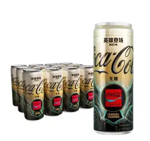 CocaCola330MLヒーローデビュー無糖ソーダ炭酸飲料