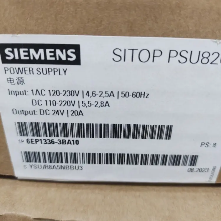 6EP1336-3BA10 SIEMENS SITOP PSU8200 20 A Stable power supply 6EP1336-3BA10