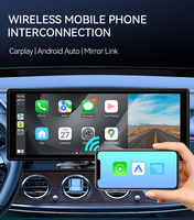 Récepteur d'autoradio portable sans fil Carplay et Android Auto 9.3"