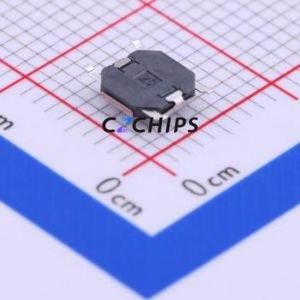 1TS001G-2700-1500-CT Tactile Switch SMD,5.1x5.1mm Switch Single Pole Single Throw Round Button 2.7N Vertical Mount - Product Image 2