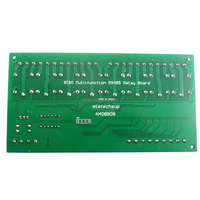 8 I/O RS485 Módulo de relé Modbus RTU Protocolo DIN35 Carcasa de montaje en riel 12V 24V Expansión de PLC