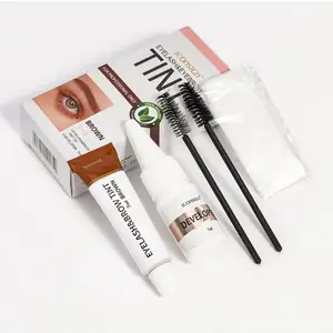 Lông mày tinting OEM Eye Brow Tattoo Dye màu Brow Tint Set kem Tint cho Lash và lông mày