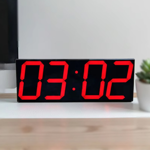 Cheetie Cp99 Lớn Sang Trọng LED Kỹ Thuật Số GPS Đồng Hồ Treo Tường Đồng Hồ Thông Minh Hẹn Giờ Dừng Đồng Hồ Báo Động Cho Nhà Phòng Ăn Thời Tiết Trạm - Product Image 5