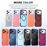 Coque de téléphone de luxe magnétique à boutons indépendants et boutons tactiles en aluminium pour iPhone 17 Air 16 15 14 13 12 11 18 Pro Max