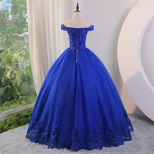 Vestido de Noche, Vestido Abullonado, Vestido para Examen de Arte de <span class=keywords><strong>Canto</strong></span>, Vestido de un Solo Hombro, Traje Largo para Actuación - Product Image 2