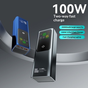 Power Bank per Laptop in Plastica da 100W ad Alta <span class=keywords><strong>Potenza</strong></span> con Ricarica Rapida Bidirezionale, 20000mAh Grande Capacità, Alimentatore Mobile Modello K81 - Product Image 4