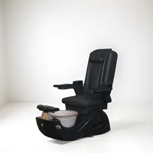 High Quality OEM Salon Spa Chair CE/ETL Certified Manicure Pedicure with Shiatsu Massage Customizable Color Wood Armrest