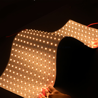 DC24V 12V LED Feuille Flexible Couper N'importe Quelle Forme Rétro-Éclairé Pliable 3000K 4000K 6500K Led Feuille Lumière pour Mur Dalle Pierre