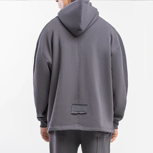 Dernier design, survêtements pour hommes 100% coton respirant de haute qualité, vente chaude, survêtement à manches longues avec logo personnalisé - Product Image 2