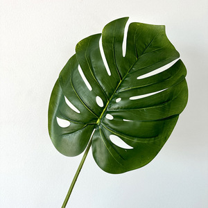Artificial Turtle Leaves & <b>Large</b> Palm Leaves Single Stem Plants Home Living Room Decor Wholesale - Product Image 3