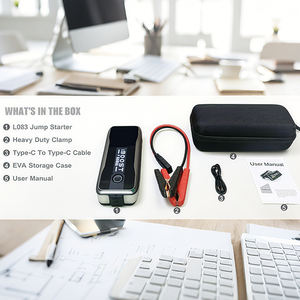 Портативное пусковое устройство для автомобиля 12В, внешний аккумулятор, суперконденсатор 6000А, многофункциональный бустер для запуска автомобиля - Product Image 6