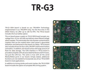 नया मूल TR-G3 उच्च-परिशुद्धता आसान-से-एकीकृत gns Om समाधान ट्रैक GPS L1 Glilo E1 किसी भी वोल्टेज को स्वीकार करता है - Product Image 3