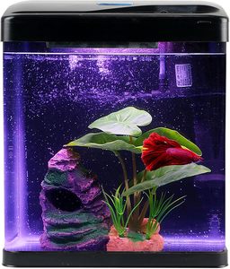 <span class=keywords><strong>Betta</strong></span> Glas Aquarium Zelfreinigend Glas 2 Gallon Kleine Nano Mini Aquarium Aquarium Aquarium - Product Image 2