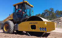 Nouveau Compacteur Vibratoire Monocylindre XS123 de 12 Tonnes pour le Compactage du Sol et de l'Asphalte
