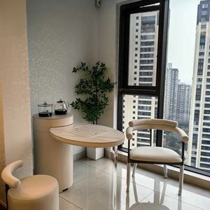 Chaise de loisir en tissu velours de luxe moderne Zxm, style nordique simple, chaise de salle à manger, cadre en métal, chaise de café - Product Image 6