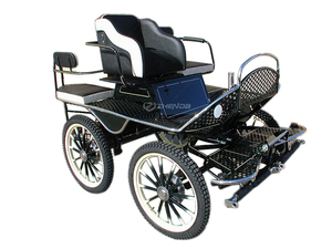 Carroza para Caballos de Maratón Negra de Alta Calidad/Carroza para Caballos Pony de Estilo Nuevo {ZD-PM05} - Product Image 3