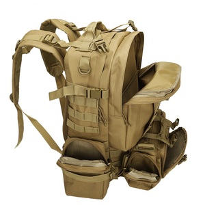 Ransel taktis luar ruangan kapasitas besar, dengan tas keamanan & perlindungan mendaki sistem MOLLE - Product Image 3
