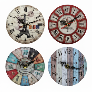 Tokyo Living angolare artigianale circolare orologio da parete Interior Design inglese - Product Image 1